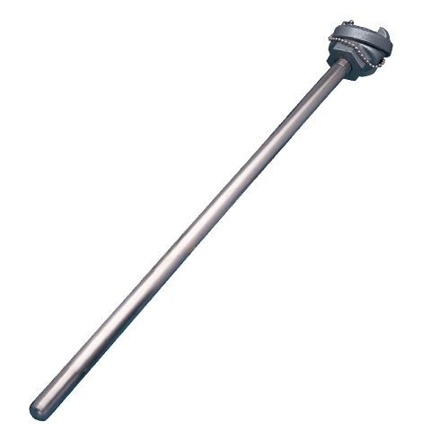 Watlow RR Style RTD, Single 3-Wire, 1/4" OD x 22.5" SS Sheath, Thermowell (SS, 5/8"), Aluminum Head, 5900 Transmitter