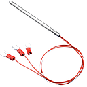 Watlow RB Style RTD, Single 2-Wire, 1/4" OD, 5.5" SS Sheath, 10' Fiberglass Lead