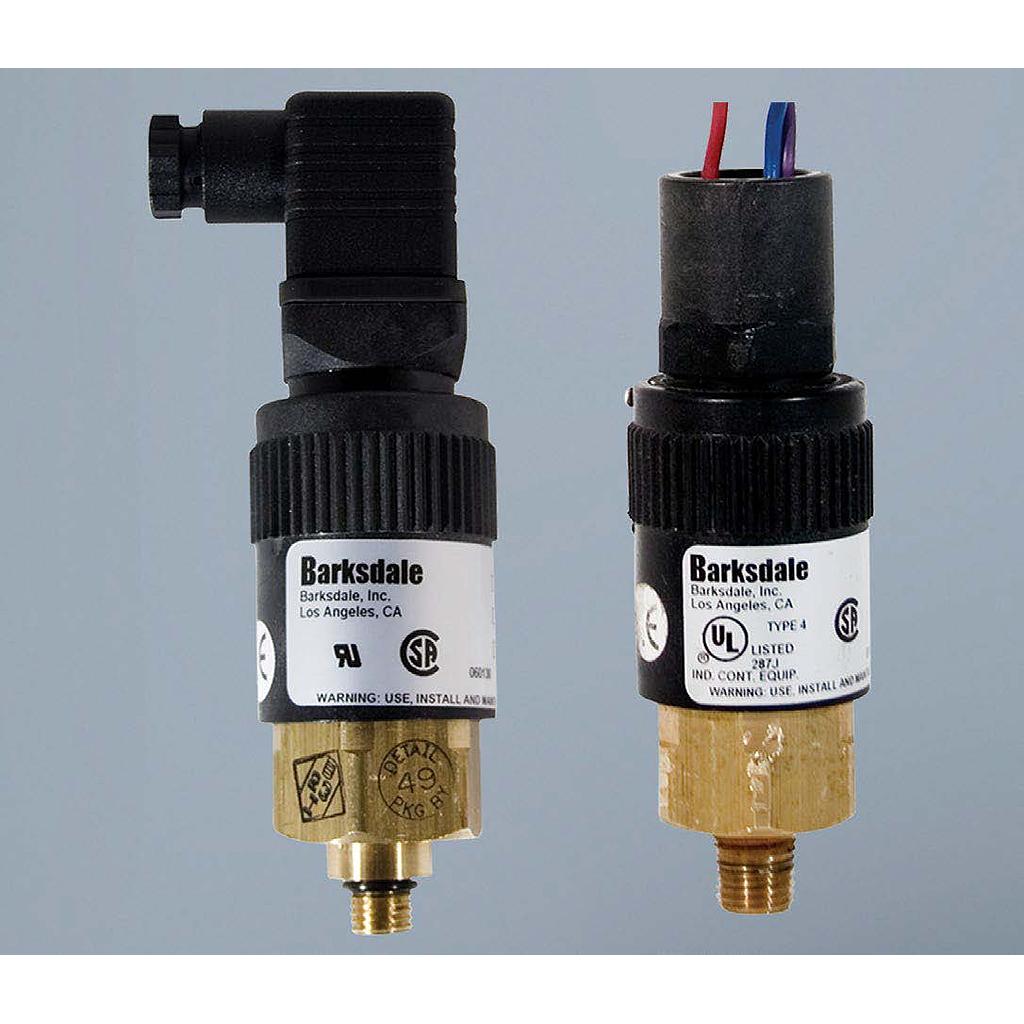96201 Series Pressure Switch, Brass, 300-2500psi, 12" Free Leads