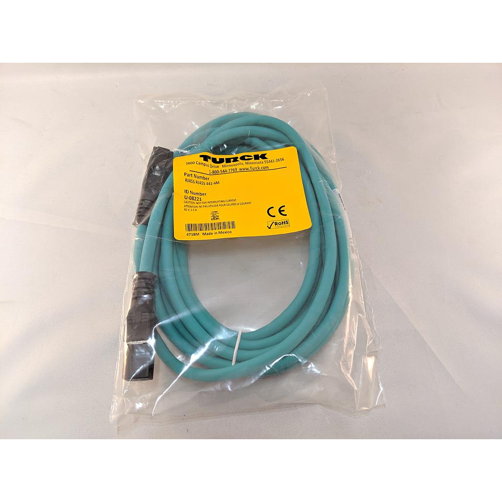 Turck Ethernet Cordset, Extension Cordset (RJ45S RJ45S 441-3M)