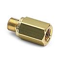 1/4" female NPT x male Quick-test, with check-valve, brass