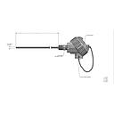 Pyromation, Type K Thermocouple, Single, 12Inch Length