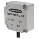 Banner Vibration and Temperature Sensor; Modbus Slave Device via RS-485; 150 mm (6 in) M12 Pigtail QD; Stainless Steel IP69K Housing (QM30VT2-SS-QP)