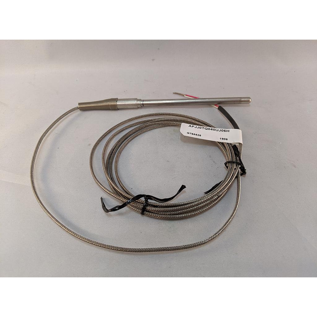 Watlow Type J T/C, 6"Probe, 20' Fep Leads w/SS Overbraid