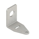 Banner Bracket: Right-Angle for 12 mm threads; Material: 12-Gauge Stainless Steel; (+/-) 10 lateral movement; Holes accommodate #8 Hardware (SMB12MM)