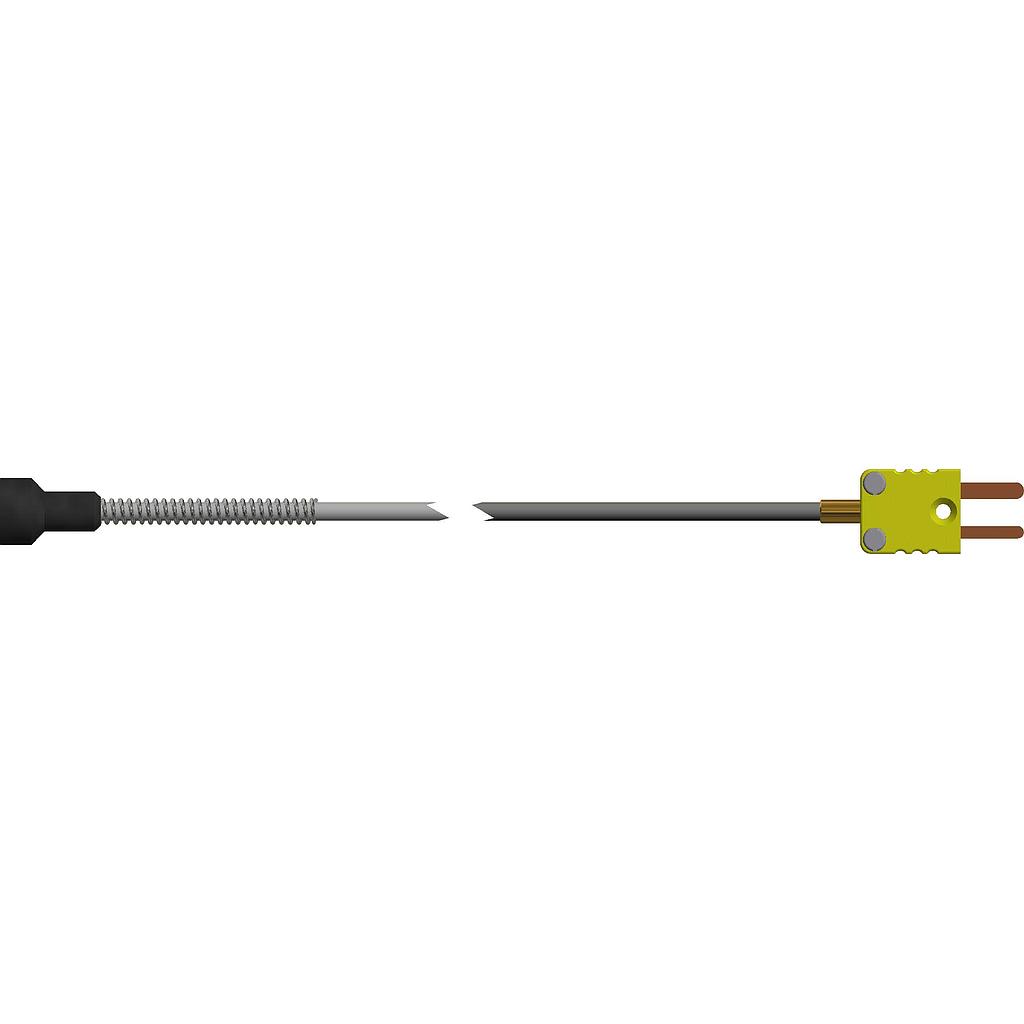 Magnet Sensor, Type K, 2lb Pull Magnet, 24", Teflon Insulation - Stranded Conductor Leadwire, Miniature Plug