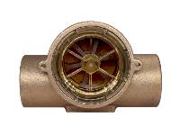 Gems RFO Series Electronic Flow Sensor, 1" NPT, 8-60GPM, Stainless Steel Body