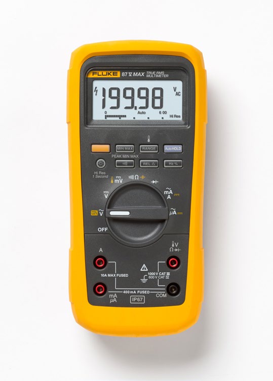 Fluke 87V MAX Heavy Duty / True-RMS Digital Multimeter, IP67