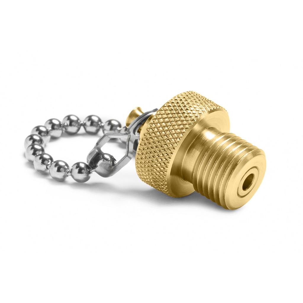 Quick-test Hose plug, and chain only, brass