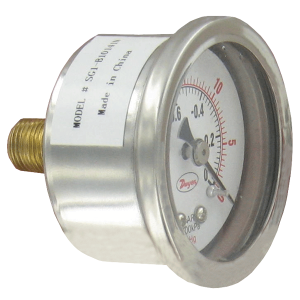 Dwyer Series LGP5 2.5" Low Pressure Gauge