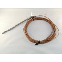 Watlow 100 Ohm Platinum 3 Wire Rtd, 1/4" Diameter, 6" Long 316SS Sheath, 25' Leads
