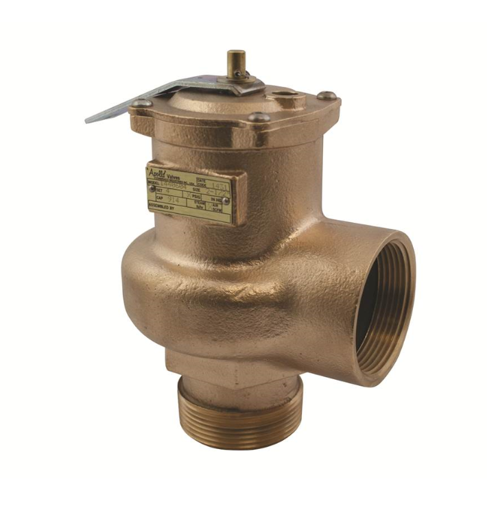 APOLLO 2" PRESSURE RELIEF VALVE SET AT 4PSI, BRNZE BODY
