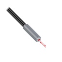 Banner Plastic Fiber, Diffuse Reflective; Core Dia.: 0.5 mm; Fiber Length 5 m; Thread; Free cut (PBT215U)