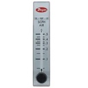 RMA Series Rate-Master Flowmeter, 2" Scale, 2-25 LPM Air, NO VALVE