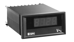 CROMPTON MODEL 262 - 96MM X 48MM RECTANGULAR 4 DIGIT LED DIGITAL AC AMMETER SCALED 0-500.0