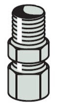 FABRI-LEVEL KIT COMPONENT, TUBE CONNECTOR, ALL 316 SS
