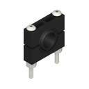 Banner Bracket: Mounts by its base; Material: Black VALOX; Flexible and Convienient; Hardware Included (SMB18SM)