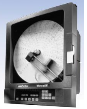 PARTLOW MRC9400 CHART RECORDER ONLY, THREE TREND PENS, FOUR COLORS, THREE INPUTS, FOUR RELAY OUTPUTS, GLASS WINDOW, NEMA 3 PANEL MOUNT HOUSING