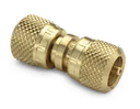 Female Quick-test x female Quick-test hose union, brass