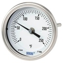 Wika TG.53 Series Bimetal Thermometer, -20 to 120 °F