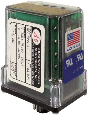 API RTD to DC Transmitter, Isolated, 115VAC  Factory Configured: Please Specify INPUT/OUTPUT at Time of Order
