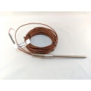 Watlow MIInsulated Sensor, Type K, 0.25" Diameter 304SS Sheath, 2.625" Length, 36" Lead, Ungrounded