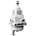 Bellofram T50 Piggyback Filter/Dripwell Regulator (with square head adj. Screw), 1/4" NPT, 0-35 psi