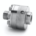 1/4" tube fitting x male Quick-test XT, S.S.