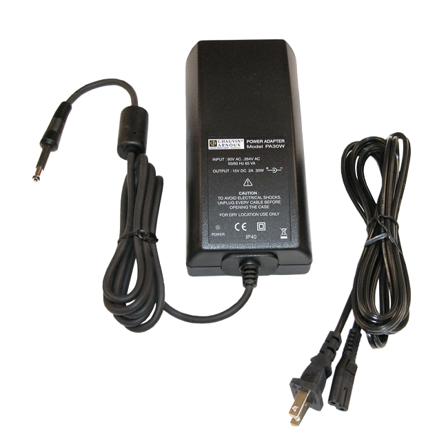 AEMC Power adapter (replacement) 110/230V with US power cord for use with models 8333, 8335, 8336 and C.A 6116