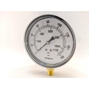 Marsh Pressure Gauge, 3.5" Dial, 0-200 PSI, 1/4" NPT Bottom Connection, 2% Accuracy