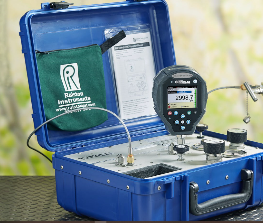Calibration kit, NPAK Nitrogen source, 3000 psi / 200 bar / 20 MPa FieldLab (0.1% of Reading Acc.)