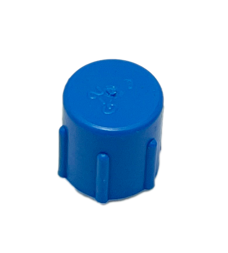 1/4&quot; plastic flare cap for test ports (1/4&quot; SAE flare) - 50 count