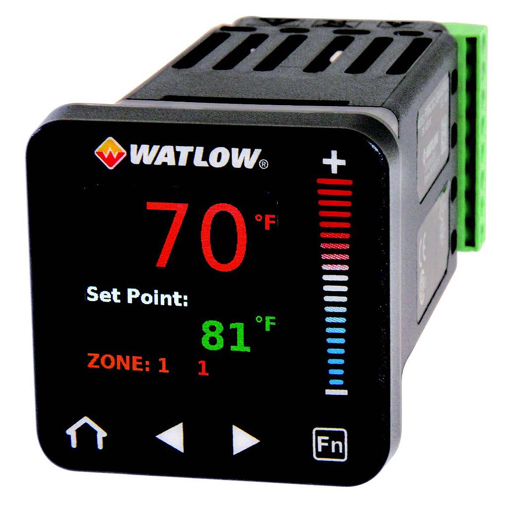 Watlow 1/16 DIN PM Plus PID Controller, 3 Relay Output (PM6C1EJ-BAEAPWP)