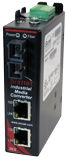 SLX Series, 3-Port, Sixnet SLX-3ES Unmanaged Industrial Ethernet Switch, ST 4km