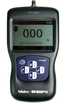 Shimpo 44 lb (20 kg) Capacity Compact, Digital Force Gauge, Data Output