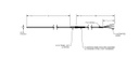Pyromation RTD Assembly, Single 3-Wire, 1/8" OD x 10" Sheath, 15' FPM Leads (2" Split, 1/4" Stripped) w/Relief Spring