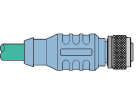 Turck Ethernet Cordset, Extension Cordset (RKSD RJ45S 441-2M)
