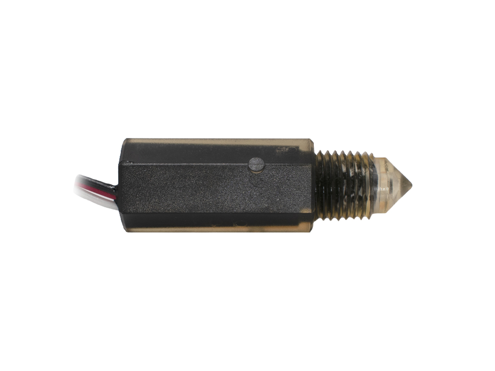 Gems ELS-1100, Electro-Optic Level Sensor, Polysulfone Housing, 1/4" NPT Process Connection, 10-28 VDC Wet Current Sink, 3/8" Conduit Connection, 12" Flying Leads