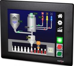 CR3000 Series HMI 4.3 inch, with 3 Serial, 1 Ethernet, 1 USB Host USB Device, Web Server, Data Logging, No Logo