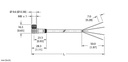 Turck Actuator and Sensor Cordset, Connection Cable (PKW 4M-40)