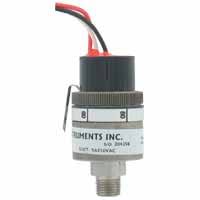 Dwyer Adjustable pressure switch, set point range 7.5-242 psi (.52-16.7 bar) increasing, 9.7-250 psi (.67-17.2 bar) decreasing, ±5.0 psi (.35 bar) repeatability, 2.5-9 psi (.17-.62 bar) deadband. Series APS...