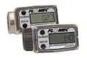 Flomec A1 Series, Turbine Flow Meter, Battery Powered Display, Aluminum Body for Thin Petroleum-based Fluids, 1" NPTF, Gallon UoM