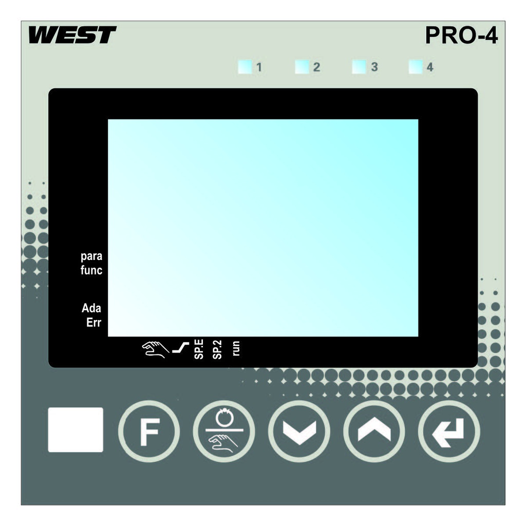 West Pro-4 1/4DIN Universal Profile Controller