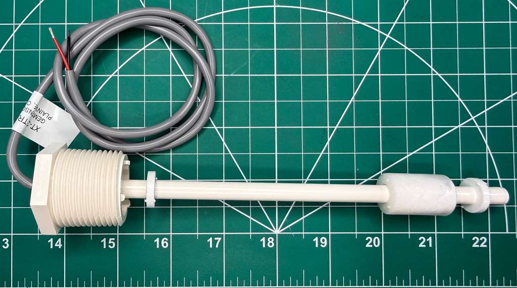 Float Type Level Switch, 3/4"" Float, 6.5"" Tall, XT-300-22-SPP-0.5-4.188-C-H (10 MOQ)