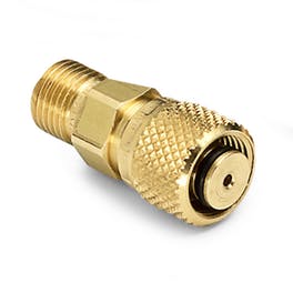RALSTON 6mm tube fitting x male Quick-test, no check valve, brass