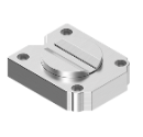 Banner Bracket: Mounting for Q45 VA; Curved Surface Magnet Mount; Stainless Steel (BWA-Q45VAC-CMSS)