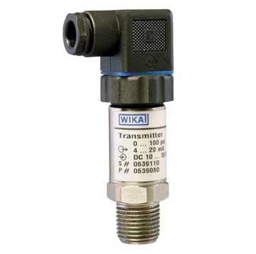 Wika A-10 PRESSURE TRANSMITTER 0-250 PSIG, 4-20mA, 2 WIRE,  1/4"NPT