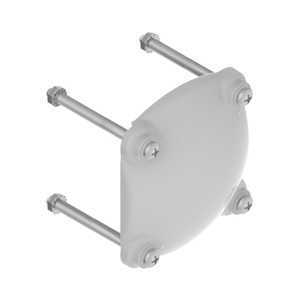 Banner Accessory: Weather Cover QT50R; Weather Cover QT50R; Polycarbonate; Hydrophobic Coating (QT50RWS)