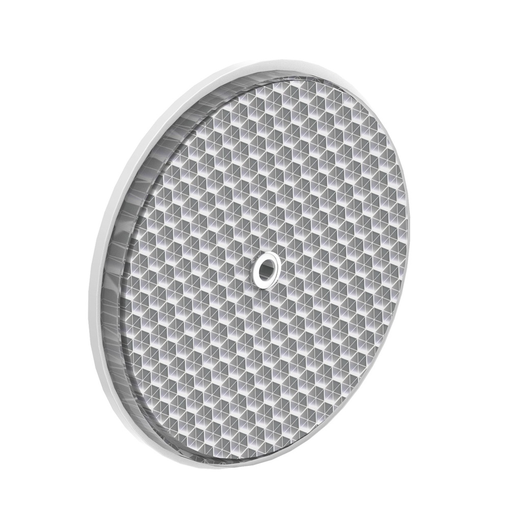 Banner Retroreflective Target: Circular - diameter 61 mm Qty 25; Max Temp = 65 degree C; Plastic - Center Hole for Mounting (BRT-2B-25)
