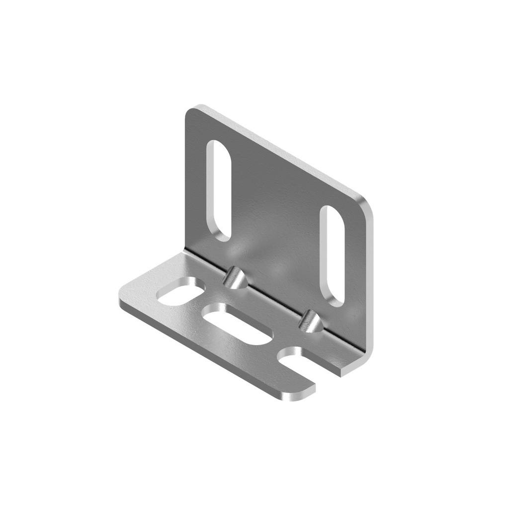 Banner Bracket: Right-Angle Mount; Stainless Steel: 300 Series; 20-Gauge; Used with Q2X (SMBQ2XB)